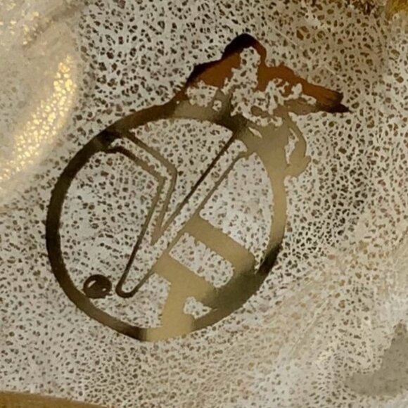 RARE Murano Art Glass Reptile Small Golden Burst Turtle, 6" Long x 4" Tall - Picture 8 of 9